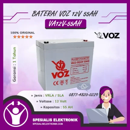 Baterai VOZ 12V 55AH - VA12-55