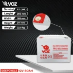 Baterai VOZ 12V 80AH - VA12-80 3
