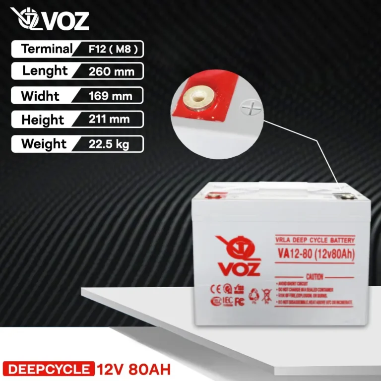 Baterai VOZ 12V 80AH - VA12-80 3