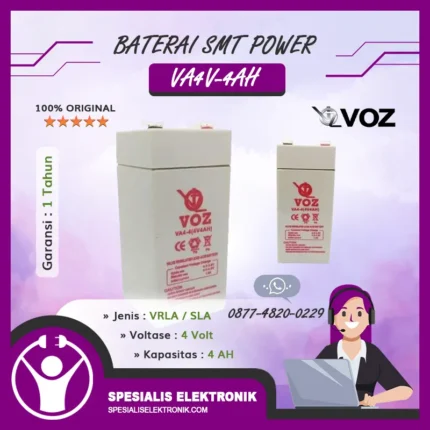 Baterai VOZ 4V 4AH - VA4V-4AH