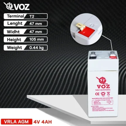 Baterai VOZ 4V 4AH - VA4V-4AH 4