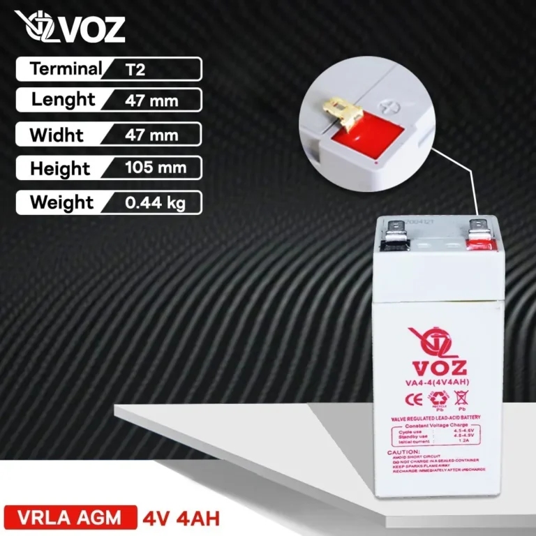 Baterai VOZ 4V 4AH - VA4V-4AH 4
