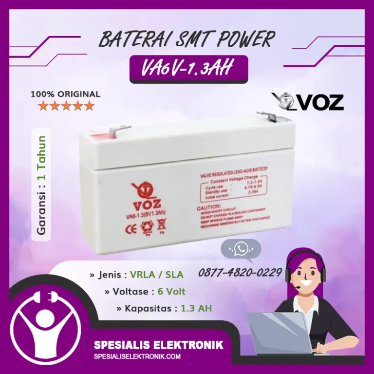 Baterai VOZ 6V 1.3AH - VA6-1.3