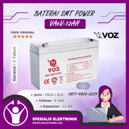 Baterai VOZ 6V 12AH - VA6-12