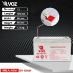 Baterai VOZ 6V 12AH - VA6-12 4
