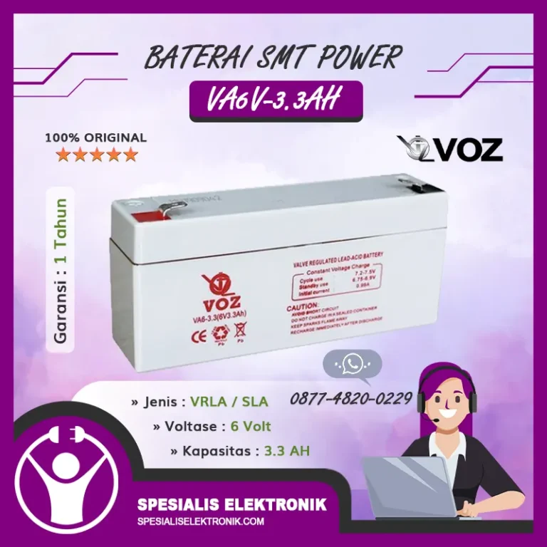 Baterai VOZ 6V 3.3AH - VA6-3.3