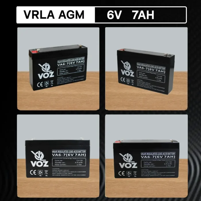 Baterai VOZ 6V 7AH - VA6-7 5