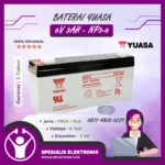Baterai Yuasa 6V 3AH - NP3-6