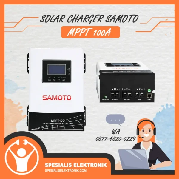 Solar Charge Controller SAMOTO MPPT 100A