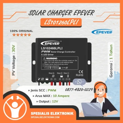 SCC PWM EPEVER LS-LPLI Series LS101260LPLI