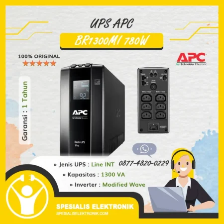 UPS APC BR1300MI 1300VA 780W