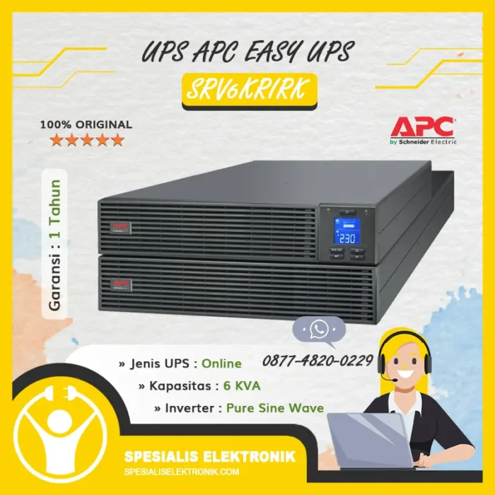 UPS APC Easy UPS On-Line SRV6KRIRK 6000W