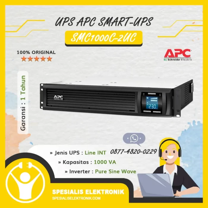 UPS APC Smart-UPS SMC1000C-2UC 1000W