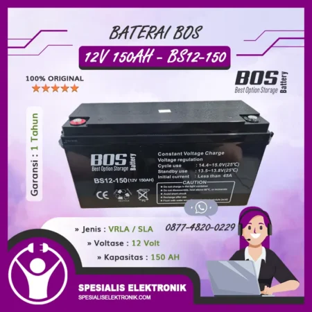 Baterai BOS 12V 150AH - BS12-150