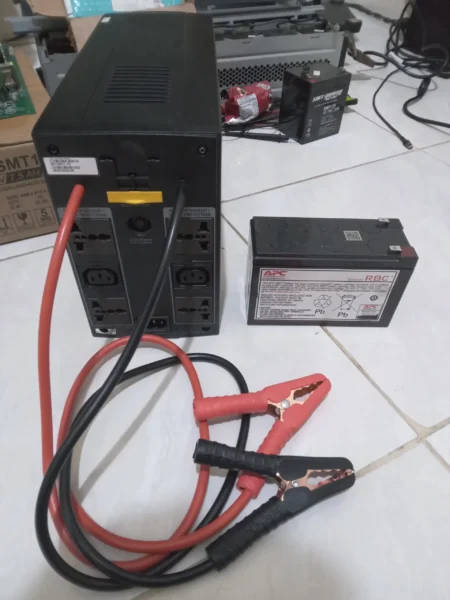 Modifikasi External Baterai UPS APC 1Kva