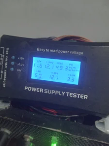Hasil Pengetesan Power supply normal