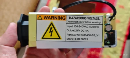 PSU MikroTik 24V 4A WT2400400-R6_V1