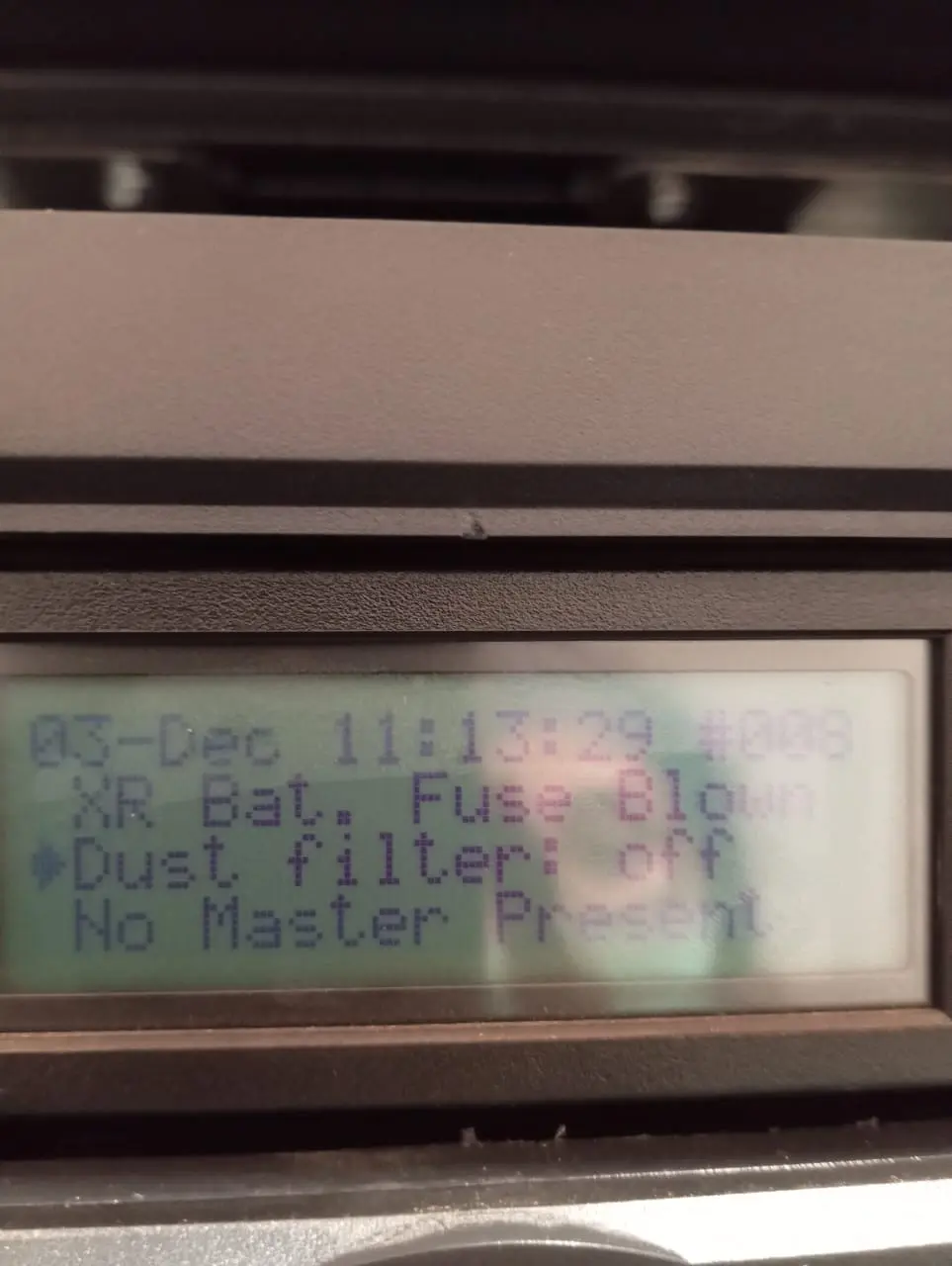 UPS APC Smart-UPS VT SUVT 10kVA Fault XR Bat Fuse Blown Dust filter off No Master Present