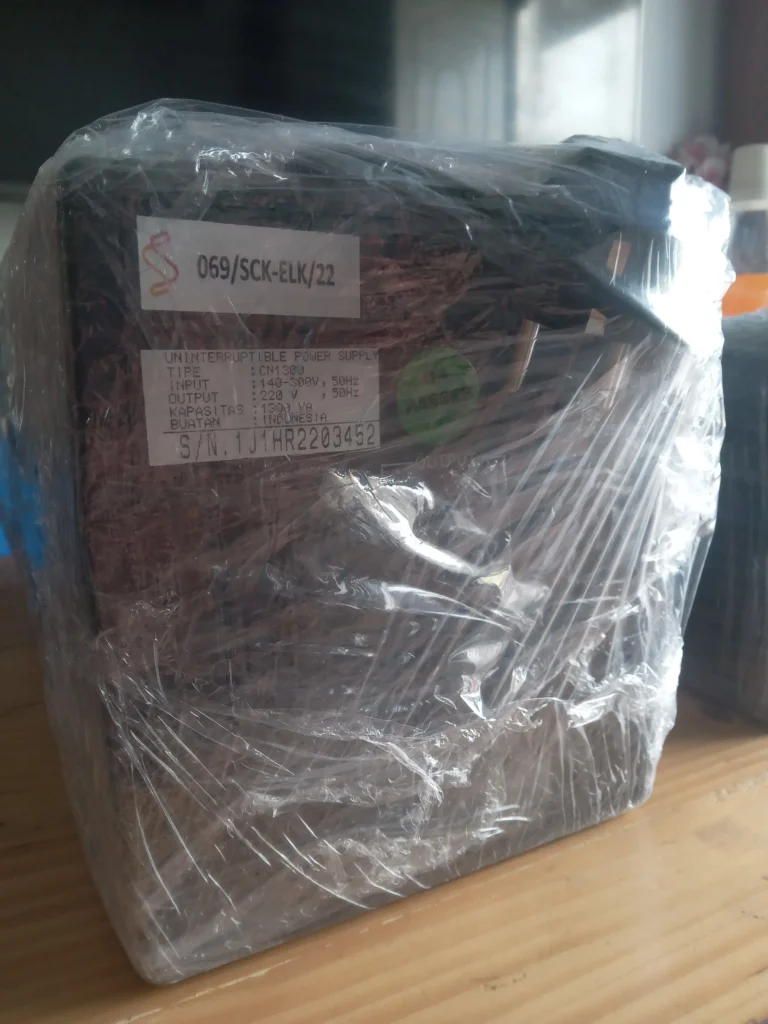 Kondisi Selesai Servis dan Ganti Battery UPS ICA CN1300