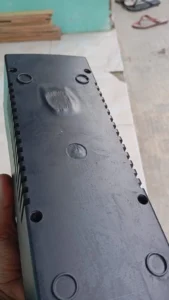 Kondisi UPS ICA CE600 casing plastik meleleh karena overheat