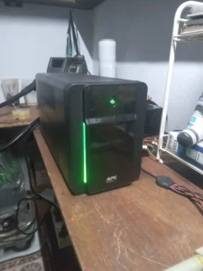 Selesai servis UPS APC BX1600MI-MS normal kembali