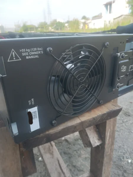 Kondisi setelah cleanning kipas fan UPS APC SRT5KXLI maintenance