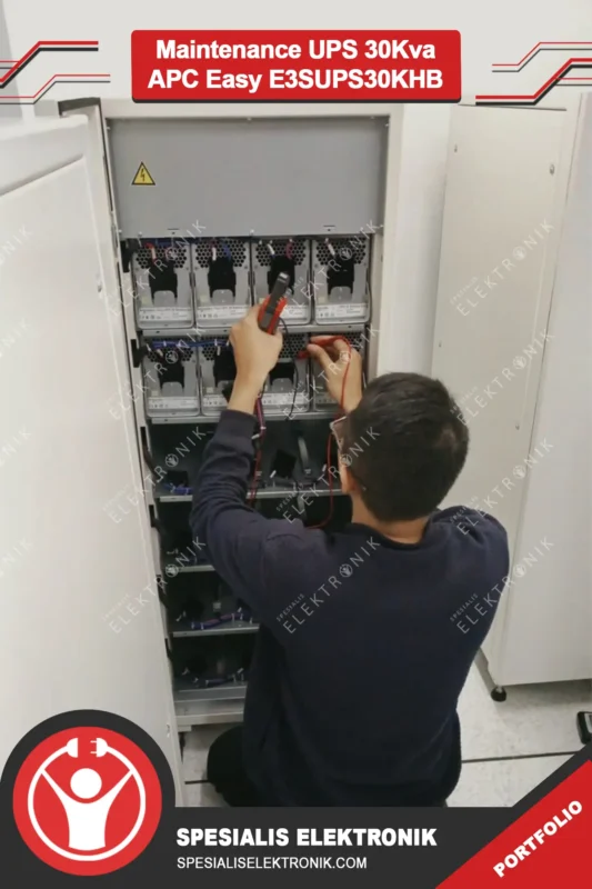 Maintenance UPS 30Kva APC Easy E3SUPS30KHB