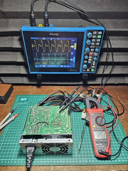 Pengetesan Power Supply Delta DPS-350AB-20A Setelah Perbaikan