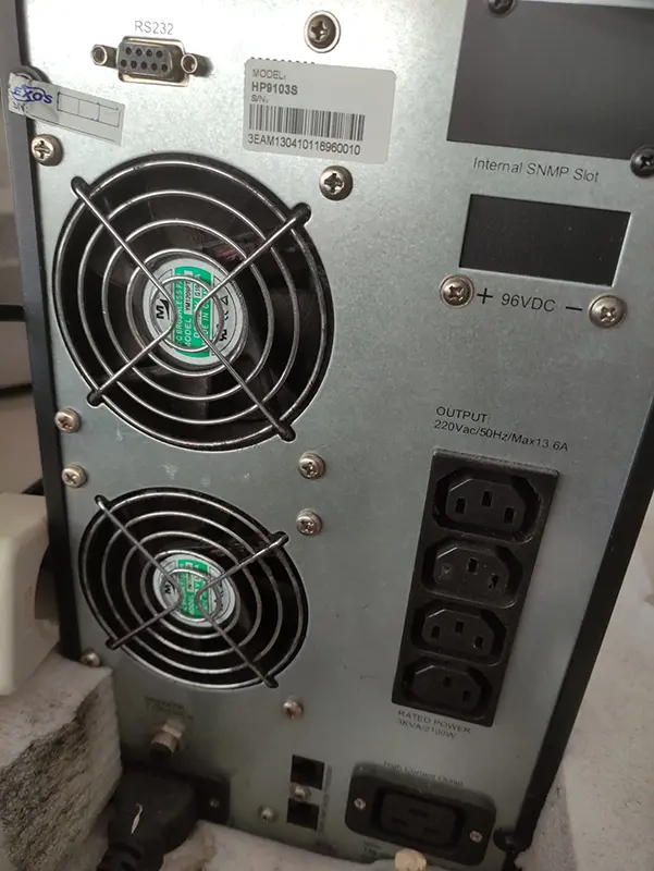Serial number perbaikan Servis UPS HP9103S Smart Series 3000 XS