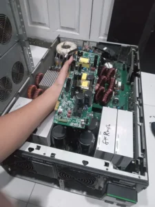 Foto Proses Perbaikan Servis UPS APC SRT10KXLI Charger Power Supply Block