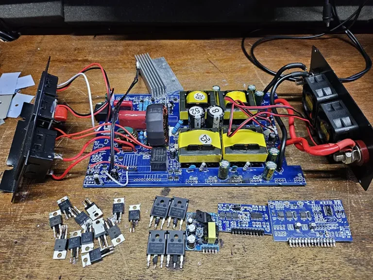 Invoice Servis Inverter Taffware NBQ3000W Foto Mesin Isi Dalam