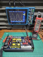 Proses Pengetesan Pure Sine Wave Setelah Proses Perbaikan Servis Inverter Taffware NBQ3000W