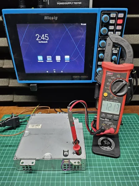 Proses Pengetesan Tegangan Voltase Setelah Servis Mainboard Power Supply PSU SONY APS-226