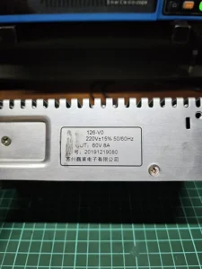 Label Tipe Power Supply Invoice Servis PSU 60V 8A