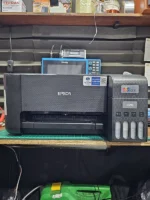 Perbaikan Servis Printer Epson L3210 Tidak bisa tarik kertas, papper jam, led error fault tanda seru merah menyala, tidak bisa print