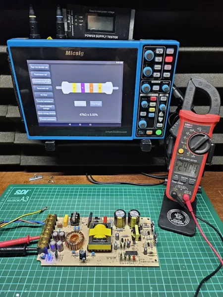 Proses Bongkar Perbaikan Servis Mainboard Powersupply PSU Dushuai S-120-24 24V 5A