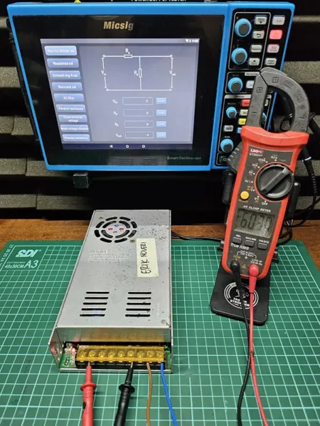 Proses Pengetesan Setelah Servis Perbaikan PSU 60V 8A